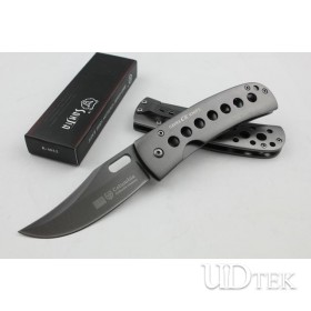All Titanium Version OEM Columbia K8012 Folding Knife Gadget Tools UDTEK00459